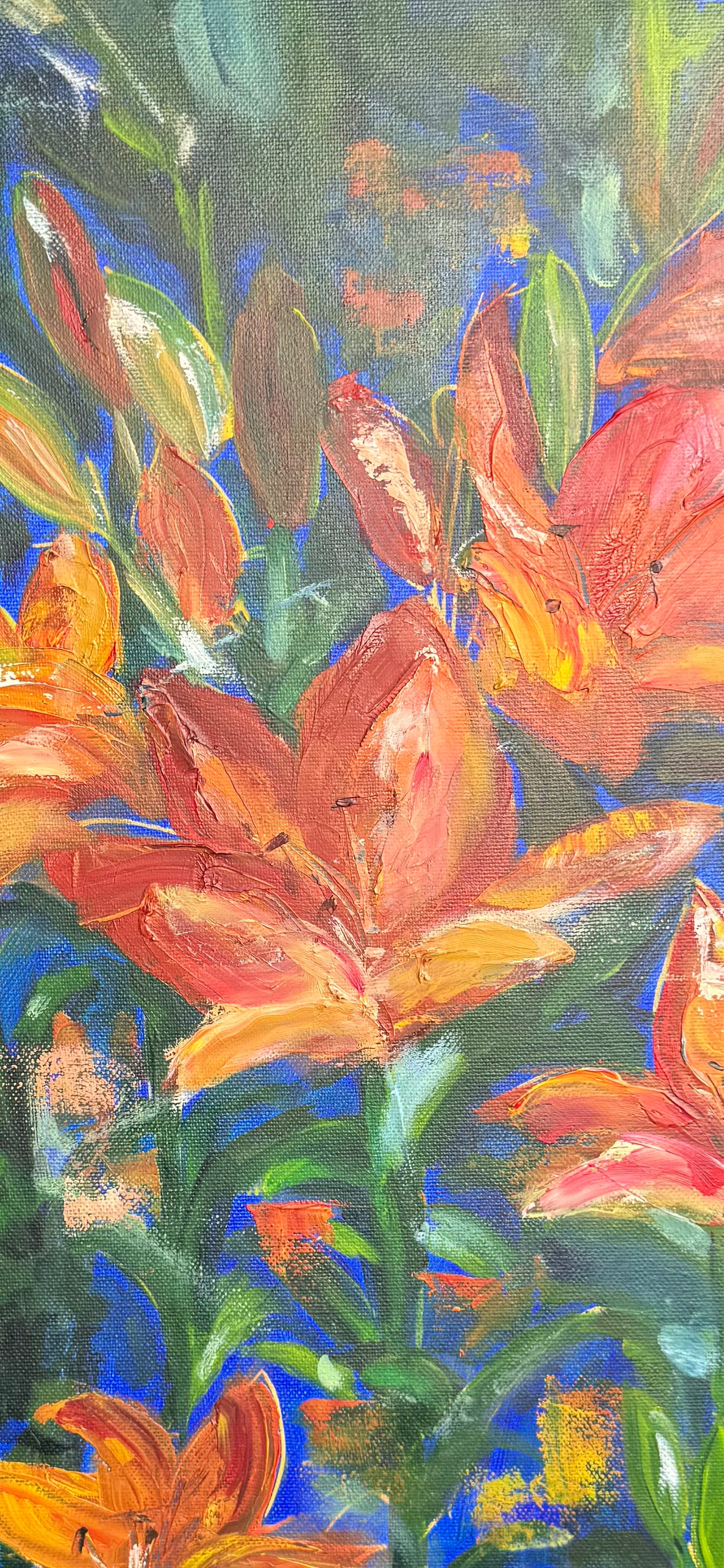 Original oil painting on canvas, ‘Where the light gets in’ 42cm x 60cm
