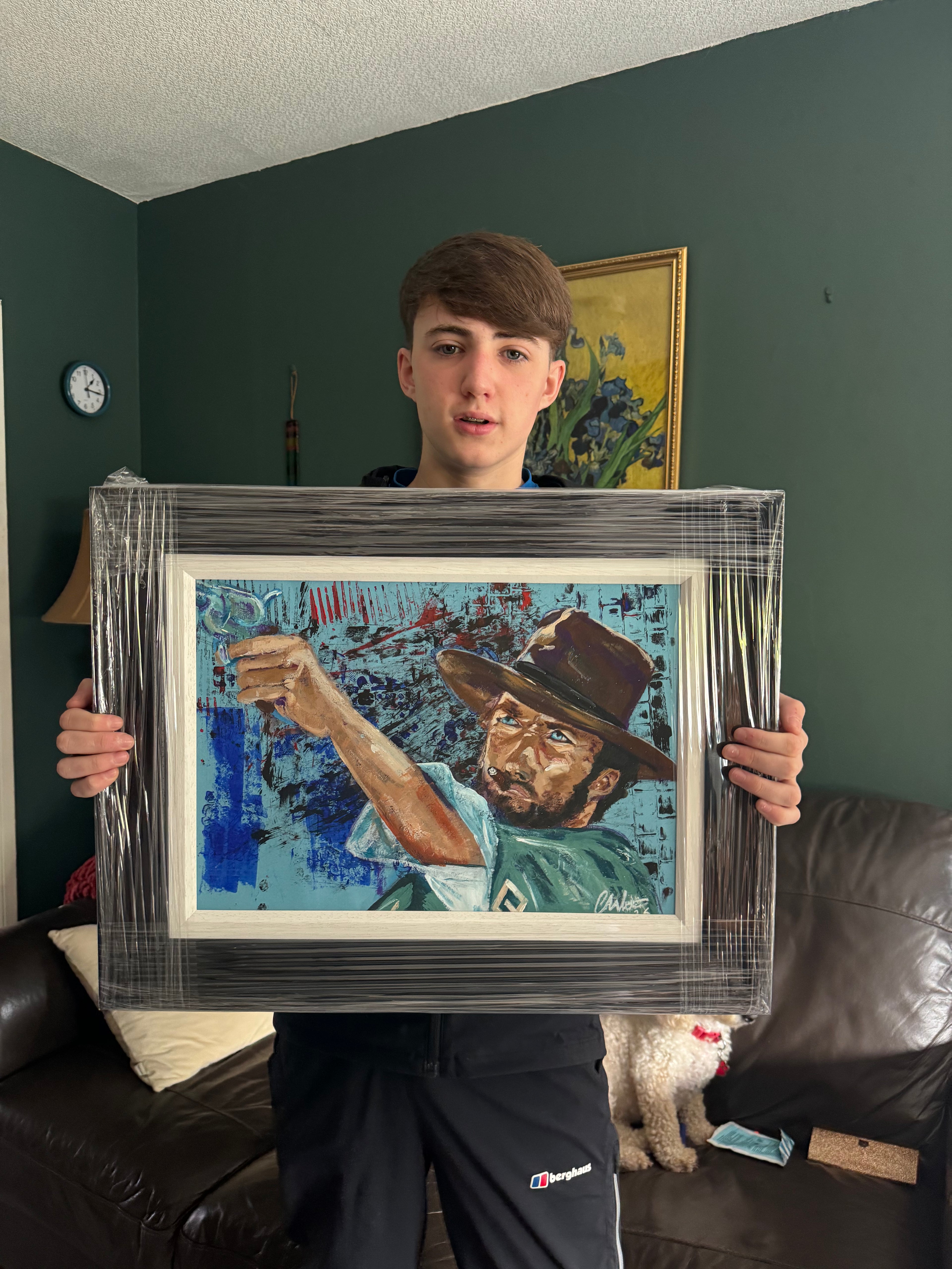 Professionally Framed Original ‘The man, the legend’